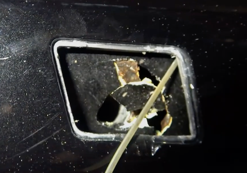 Mercedes-Benz C126 – mehr Spachtel als Stahl-Blech an den Wagenheberaufnahmen Mercedes-Benz C126 – mehr Spachtel als Stahl-Blech an den Wagenheberaufnahmen